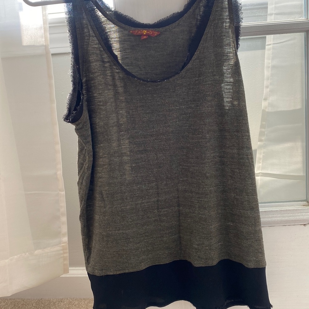 Women’s 7 For All Man Kind tank